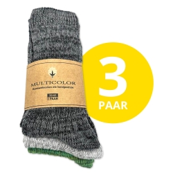 Herren Multicolor-Socken Handstrick-Style