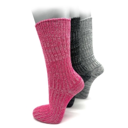 Damen Multicolor-Socken Handstrick-Style