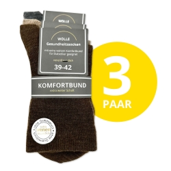 Herren Merinowolle Diabetikersocken