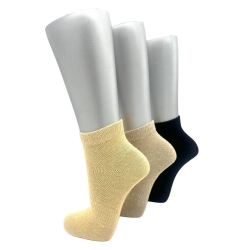 Kurzschaftsocken Damen Alpaka-Baumwoll-Socken