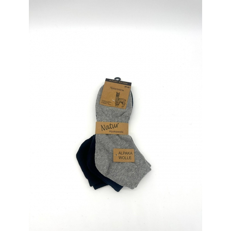 Kurzschaftsocken Herren Alpaka-Baumwoll-Socken