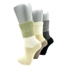 Alpaka Damen Thermosocken mit Ringel extra warm
