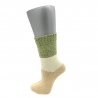 Alpaka Damen Thermosocken mit Ringel extra warm