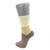 Alpaka Damen Thermosocken mit Ringel extra warm