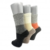 Alpaka Damen Thermosocken mit Ringel extra warm